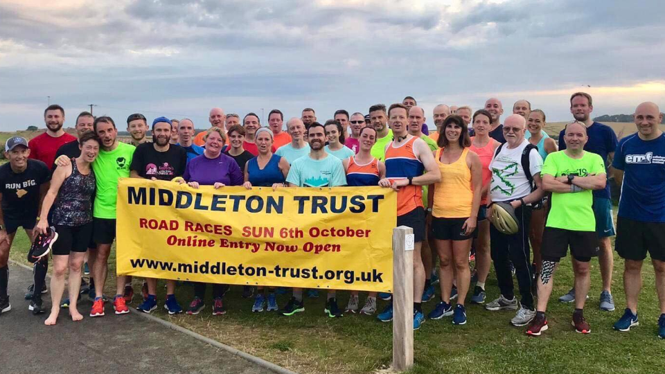 Runners at Middleton Trust 10K