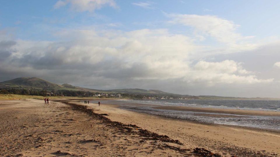 Beach run along Fife coast path