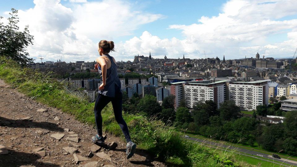 Runners in Edinburgh