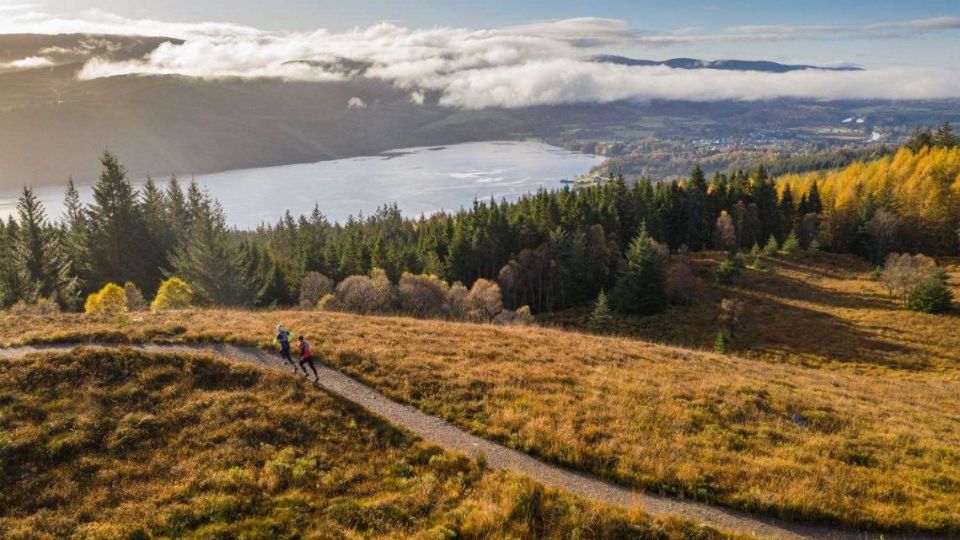 Runners in the Highlands of Scotland