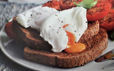 Poached eggs