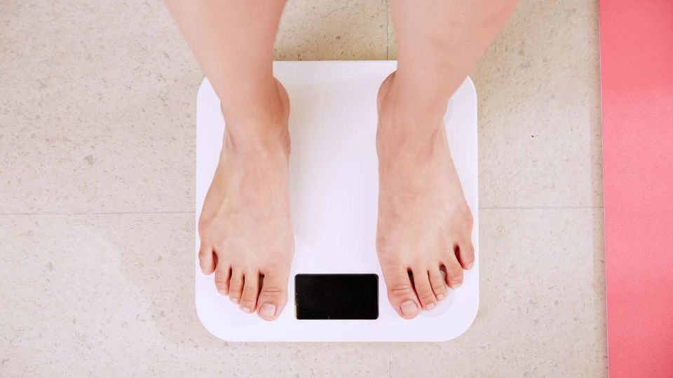 Feet on scales