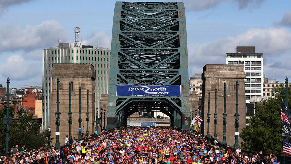 runners at the Great North Run