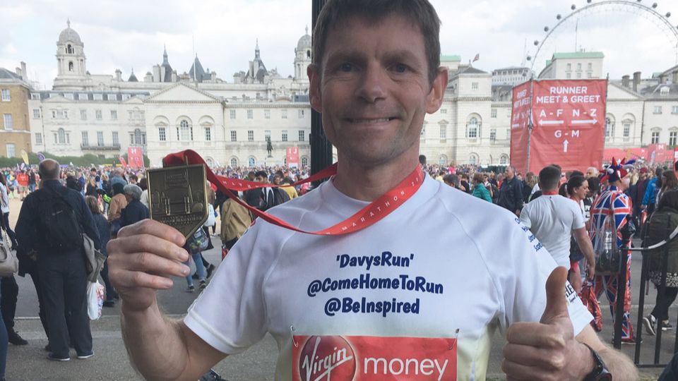 John Owens at London Marathon