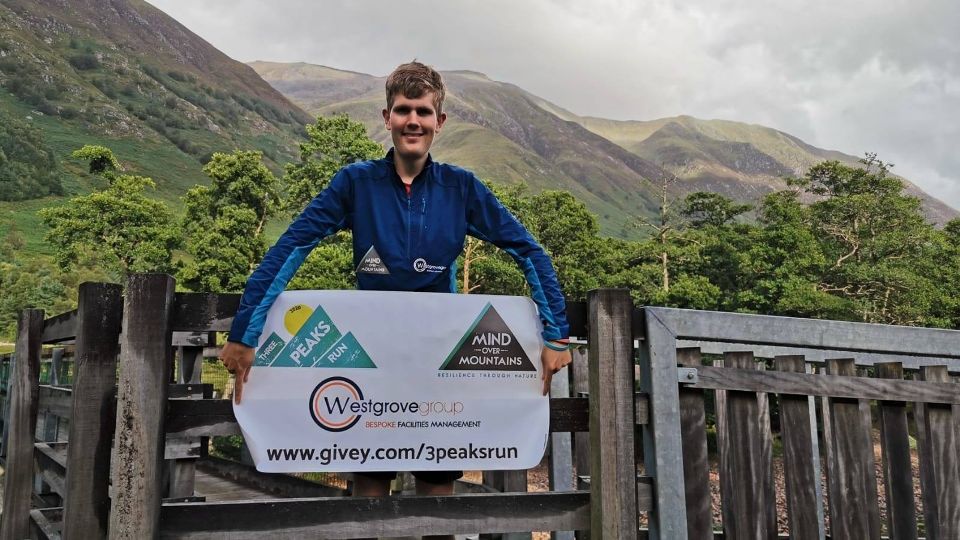 Alex Staniforth gearing up for his 3 Peaks Challenge Run
