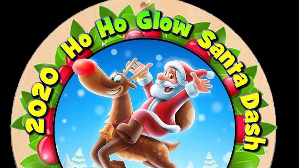 New medal for the Ho Ho Glow Santa Dash