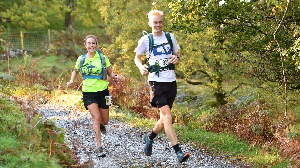 Runners at the Lakeland Trails in Coniston
