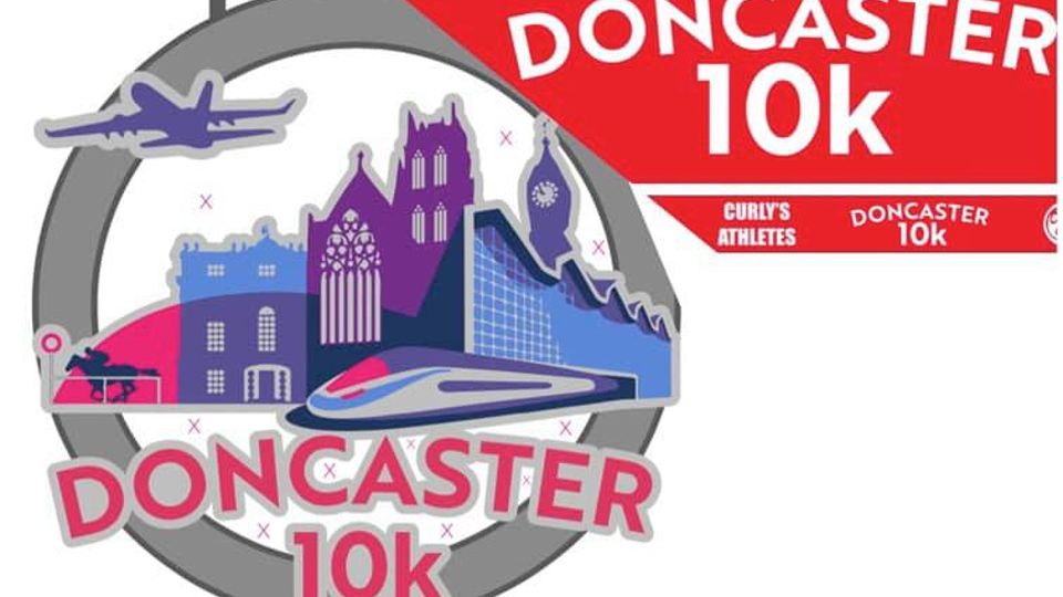 Virtual Doncaster 10K medal