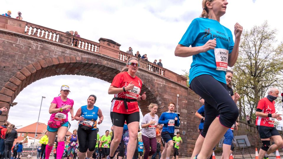 Runners in the Chester Half Marathon