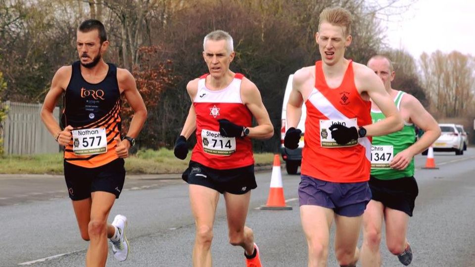 Runners at the Wrexham Half Marathon