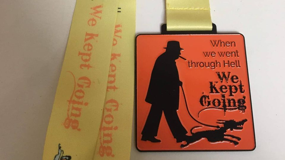 When We Went Through Hell, We Kept Going Medal