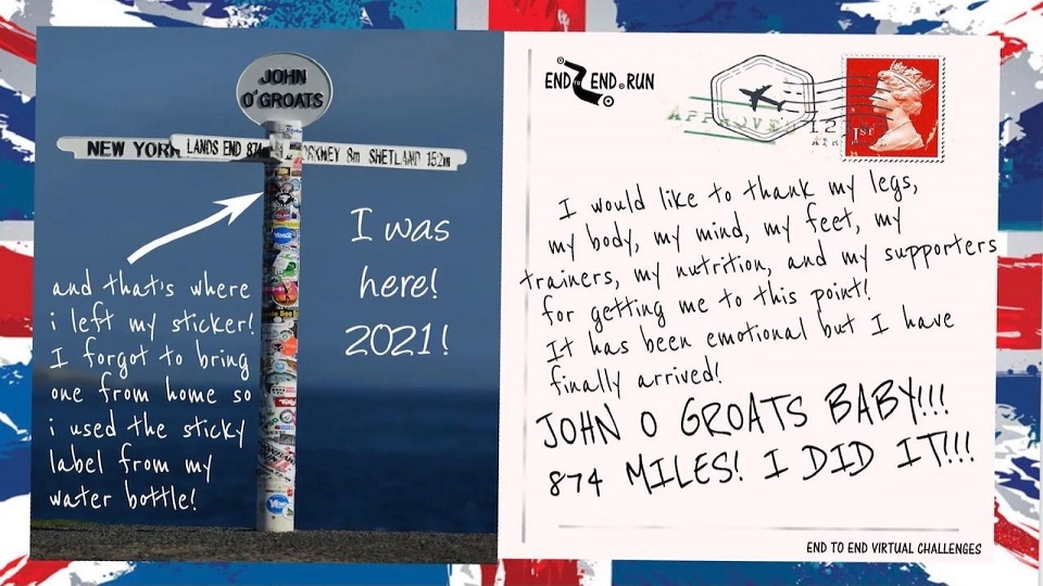End to End Virtual digital postcard
