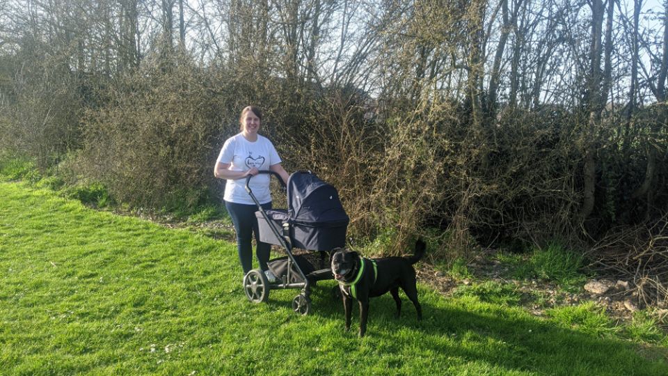 Charity supporter ready to go the distance in Miles for Rainbows virtual challenge