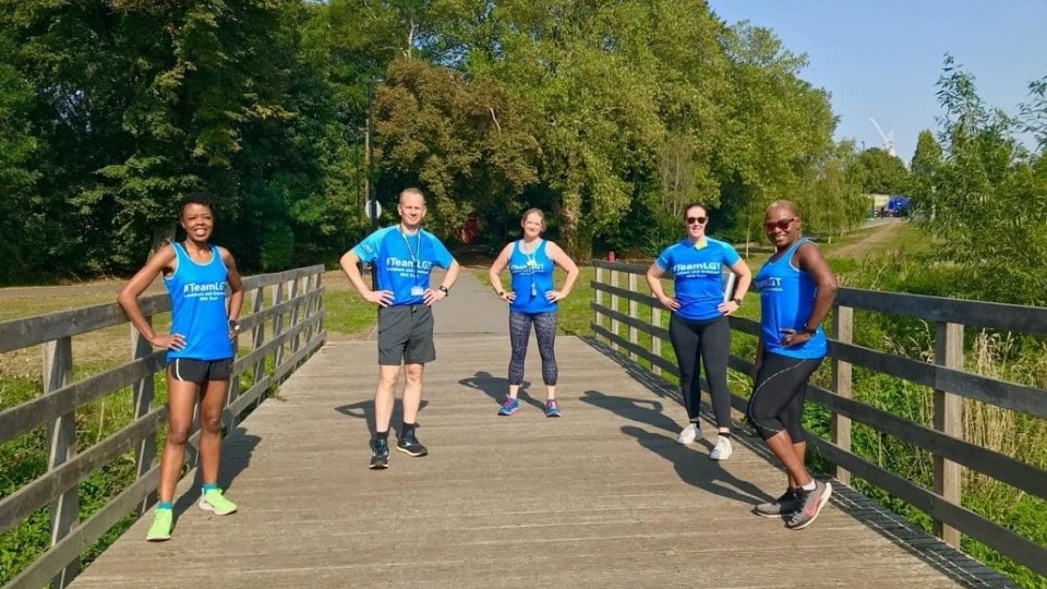Team LGT prepare for The Tree Run