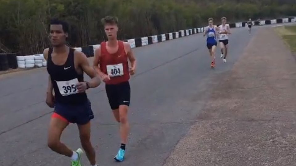 Runners at the Prestwold Hall 5K