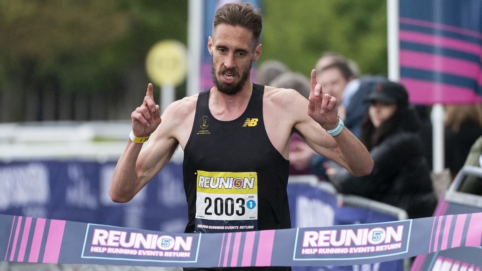 Freddie Slemeck wins Reunion 5K