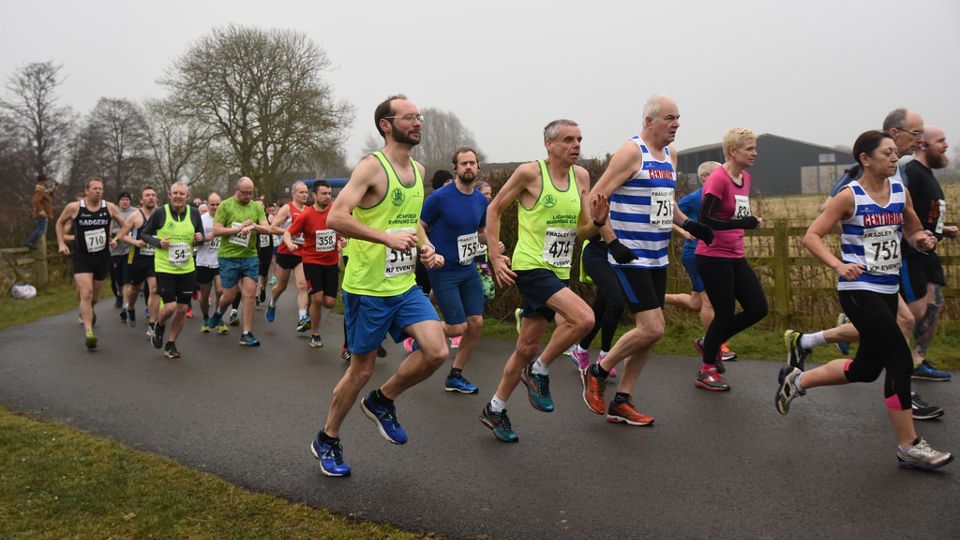 Runners at the Fradley 10K