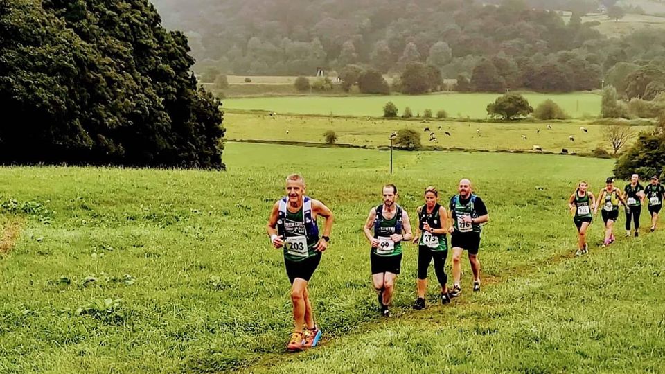 Running through the fields at The Belper Rover