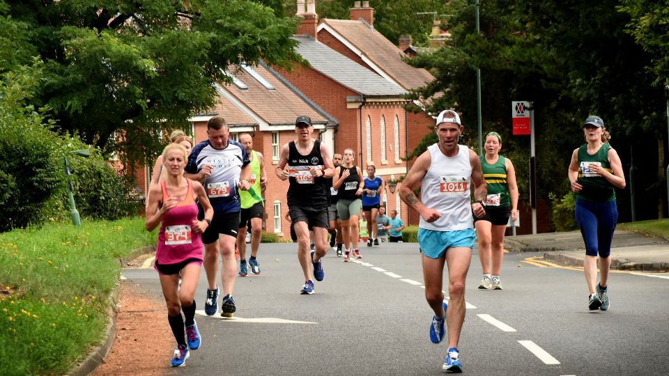 Digging it up the hills at the new Solihull Half Marathon and 10K