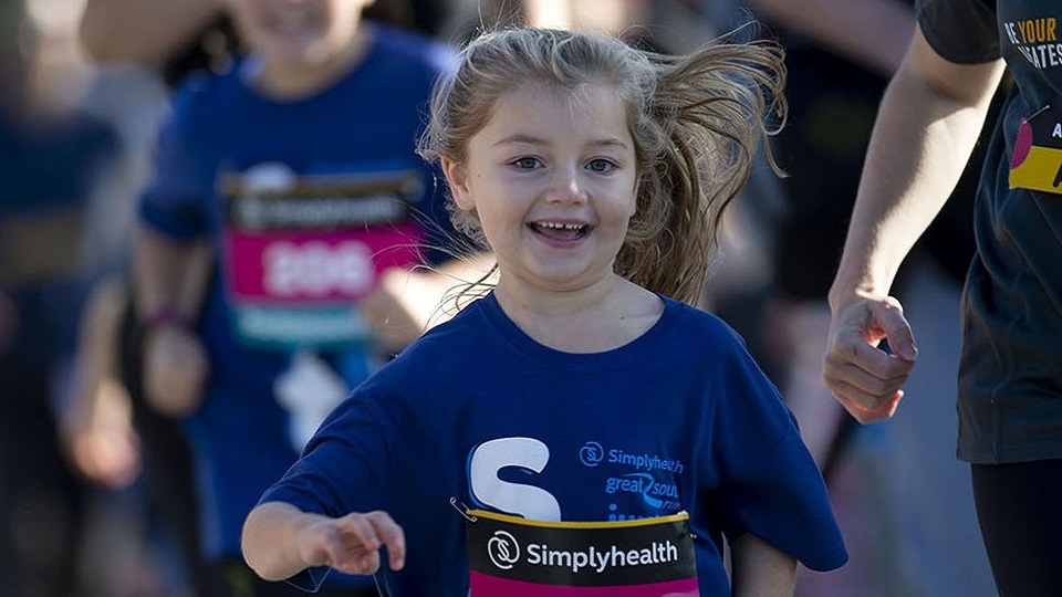 Great South Run Mini competitor