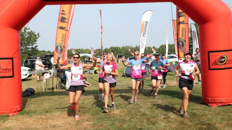 Malvern Buzzards ladies win the team 6-8 race at Joust 2021