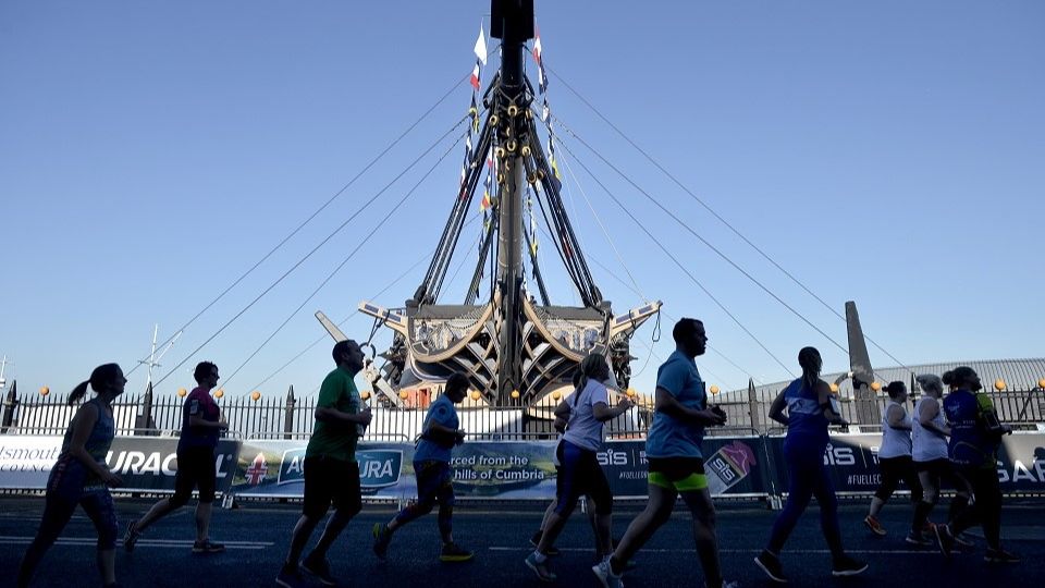 Great South Run HMS Victory