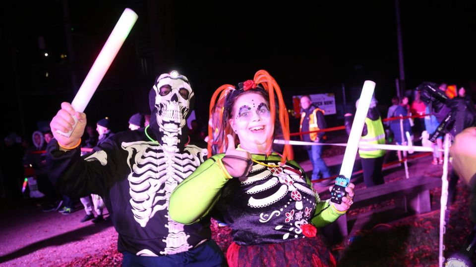In the glow at the Dark Run