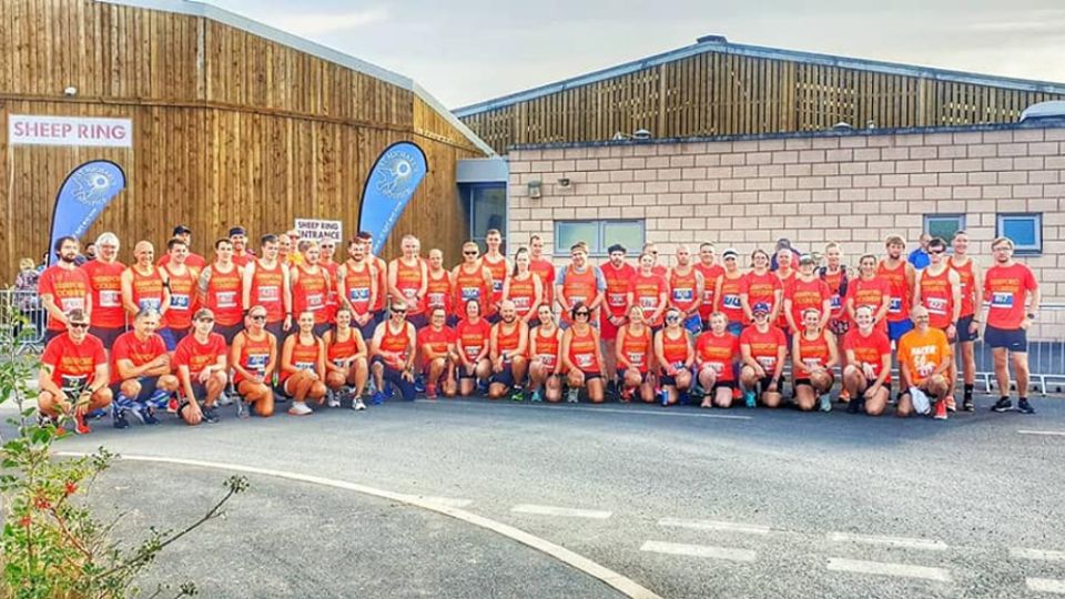 Proud team photo for Hereford Couriers RC