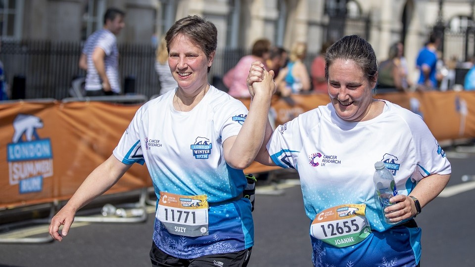 Suzy and Joanne in London Summer Run '21