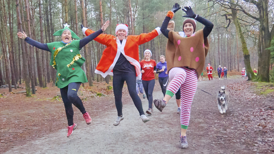 Alzheimers Charity Christmas runners