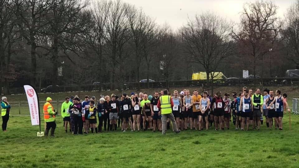Ready to start at the WBH Winter Warmer 5 Mile Race