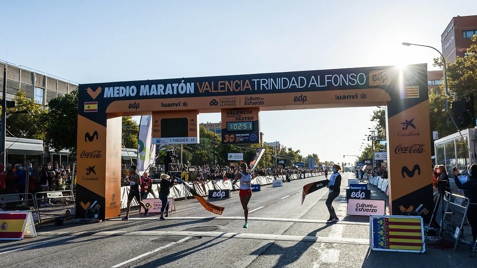Letesenet Gidey world record half marathon
