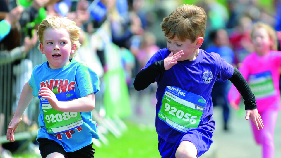 Kids Running At EMF