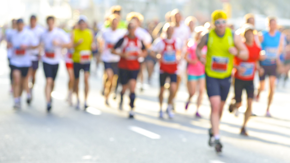 Blurred Runners