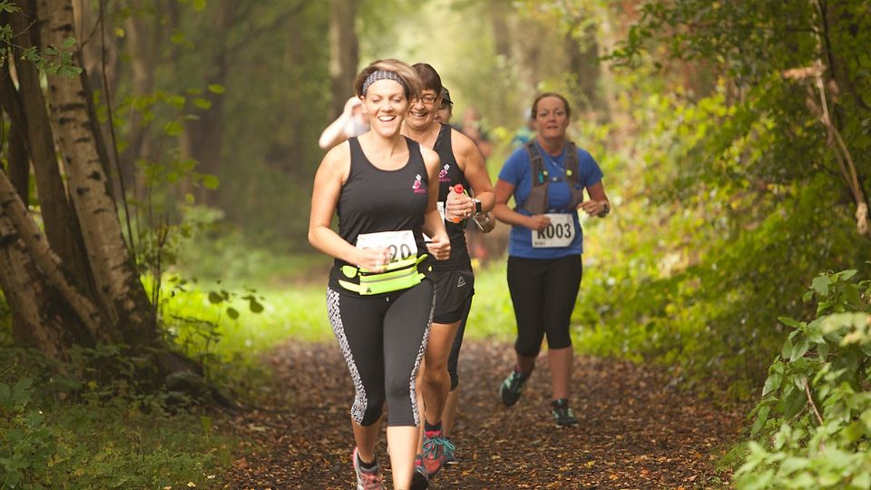 Galloping through the trees at the Sopwith Memorial Run