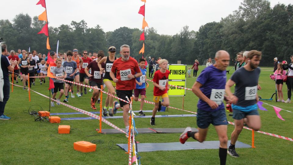 Away they go at the Shelford Fun Run 5K