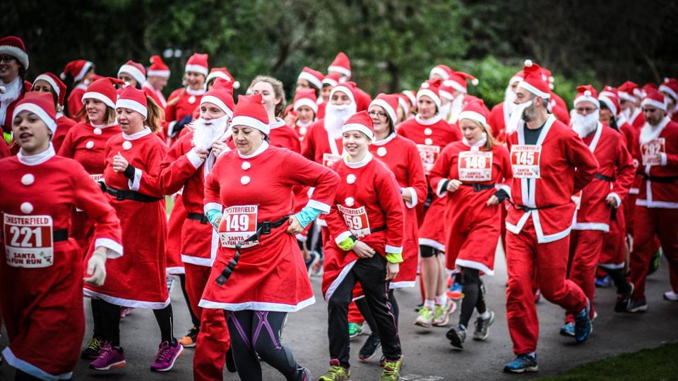 Santa is running!