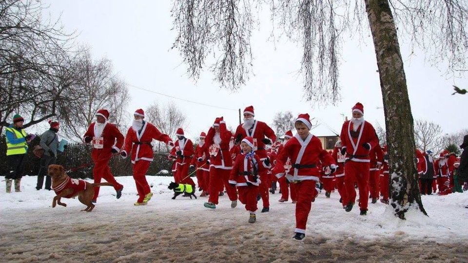Santa is on his way at this festive filled fun run