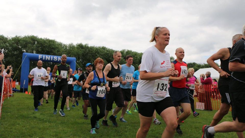 Runners at the Tamworth Gate Gallop
