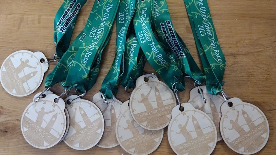 Clock Tower Trail Race Medals