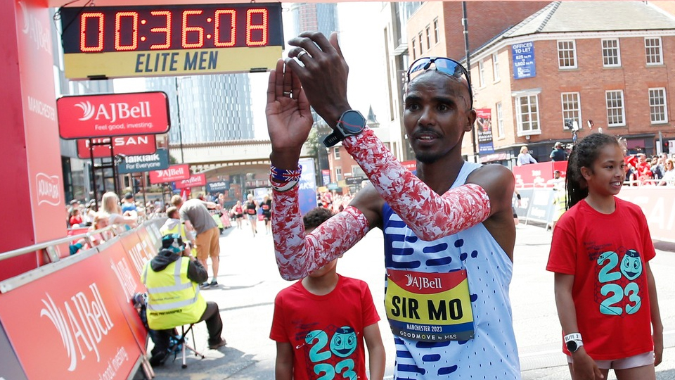 Sir Mo Farah At Great Manchester Run