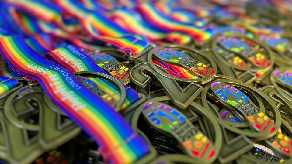 Pride Run 10K medals 2023