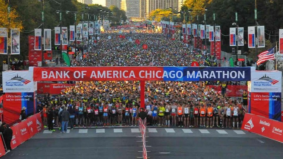 Chicago Marathon 2023 mass start