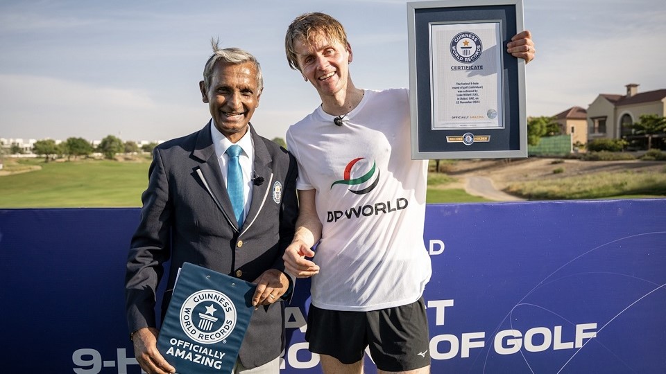 Luke Willett SpeedGolf world record 2023