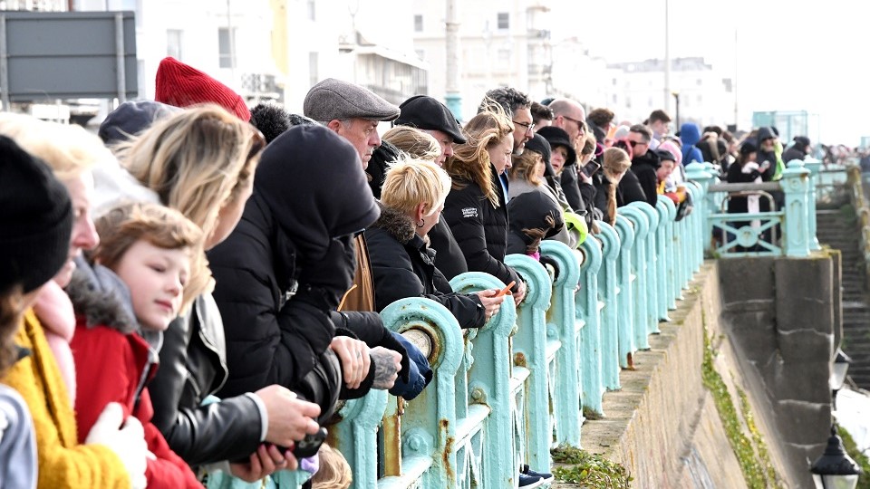 Brighton Half 2024 crowd