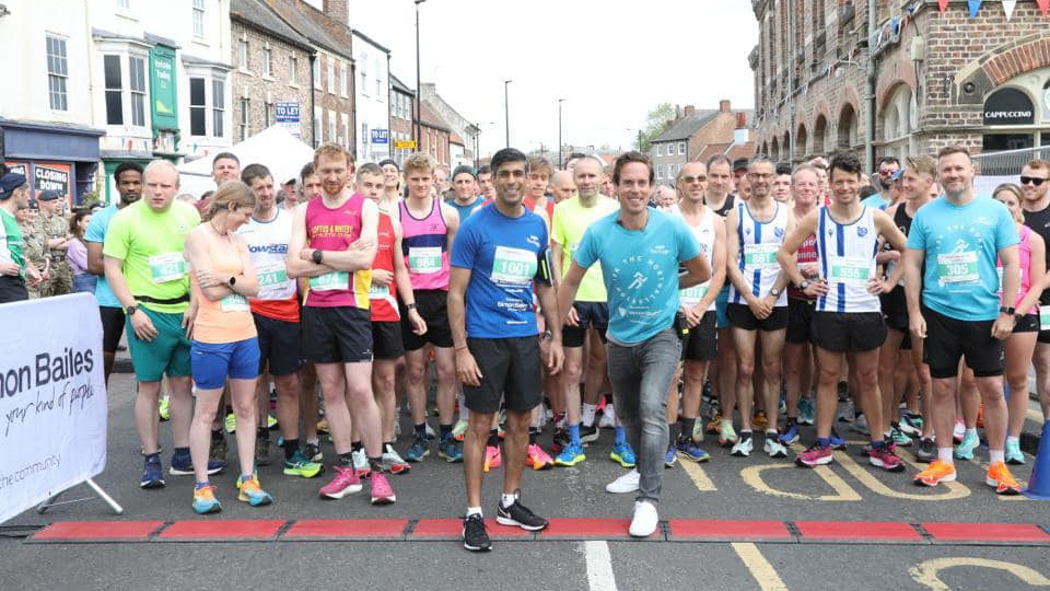 Rishi Sunak at Northallerton 10K