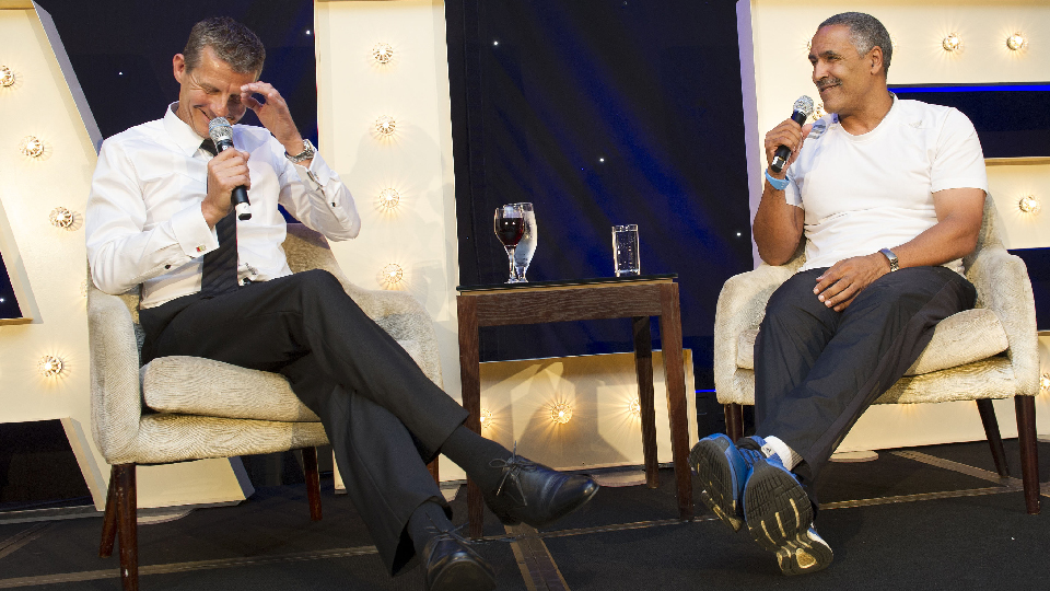 Steve Cram and Daley Thompson