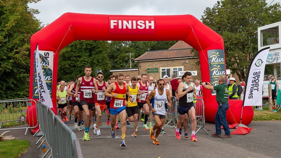 Barns Green Half Marathon start 2023