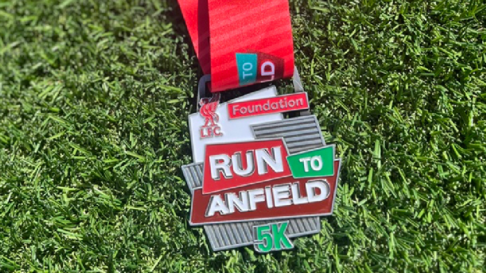 Run to Anfield 5K medal