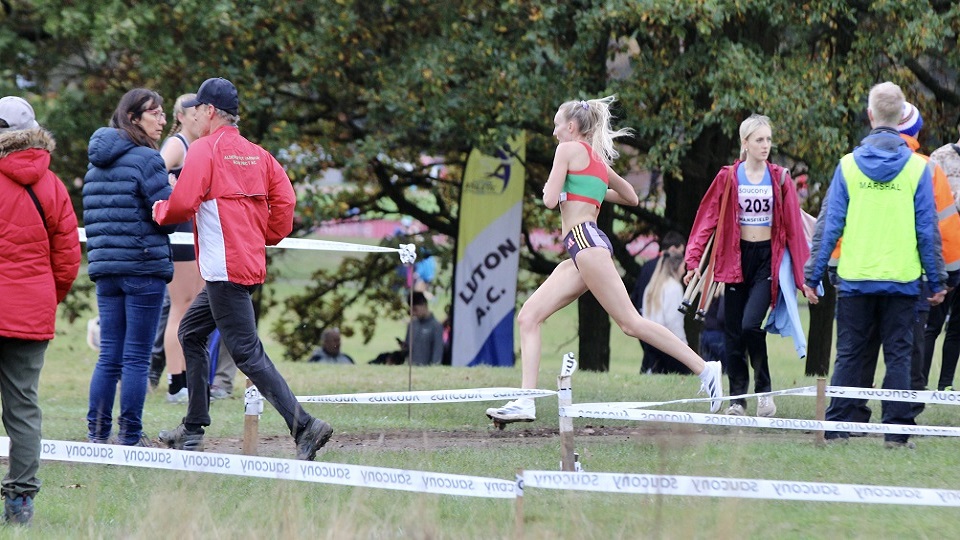 AF&D athlete at English National XC Relay 2024